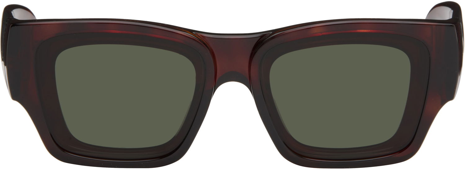 Слънчеви очила Loewe Paula's Ibiza Goggle Rectangle Sunglasses Кафяво | LW40172UM5652N 840126861495, 0