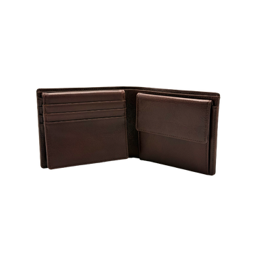 Портфейл Vasky Dean Leather Bi-Fold Wallet Кафяво | A-0084-002-M, 1
