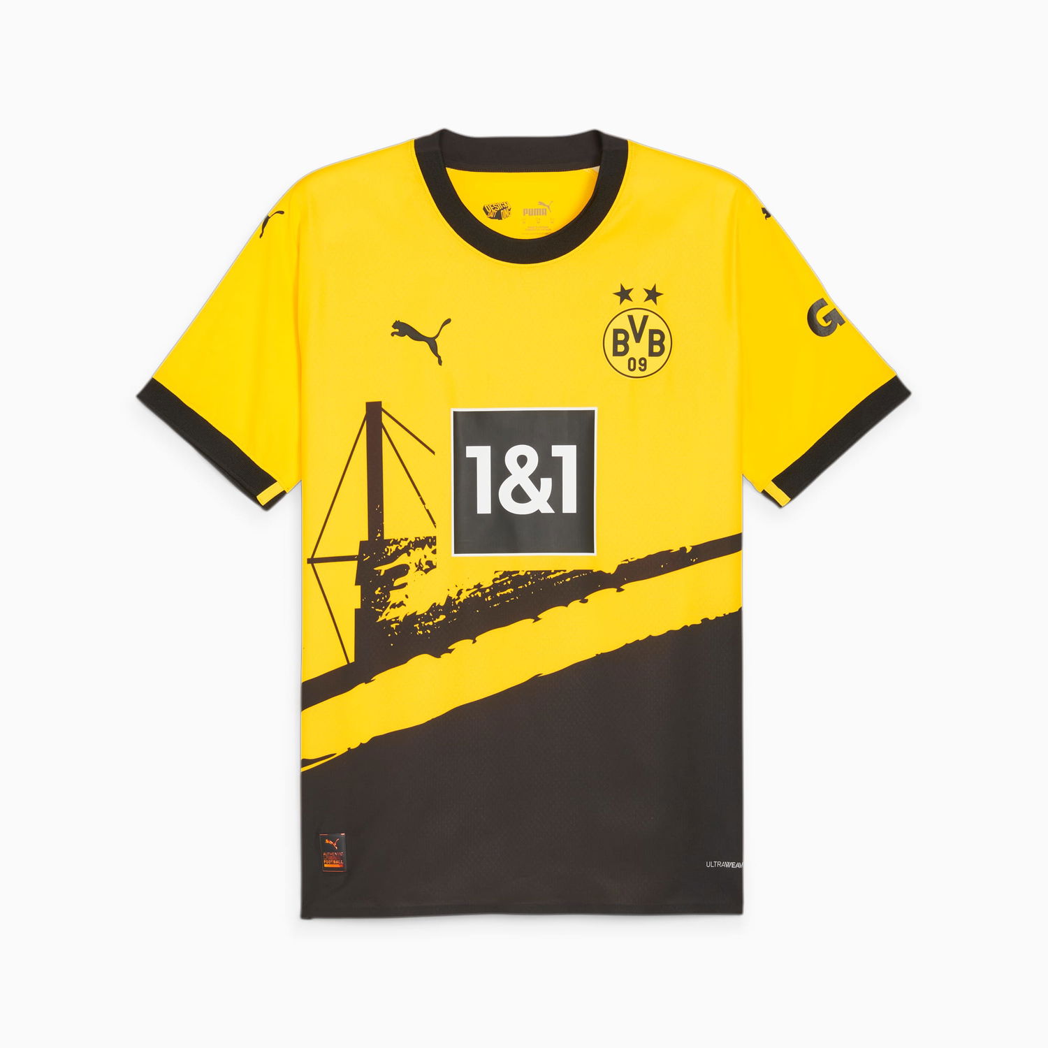 Фланелка Puma Borussia Dortmund 23/24 Home Authentic Jersey Жълто | 770603_01, 1