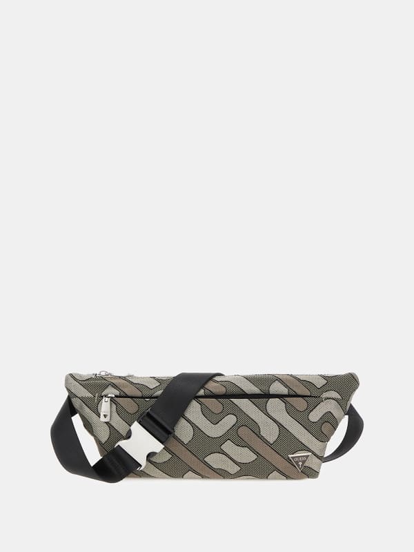 Чанта за кръста GUESS Roma G-Chain Logo Belt Bag Сиво | HMROCJP4291, 0