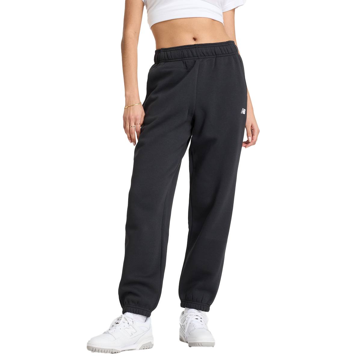 Спортни панталони New Balance Sport Essentials Fleece Joggers Черно | WP41502-BK, 0