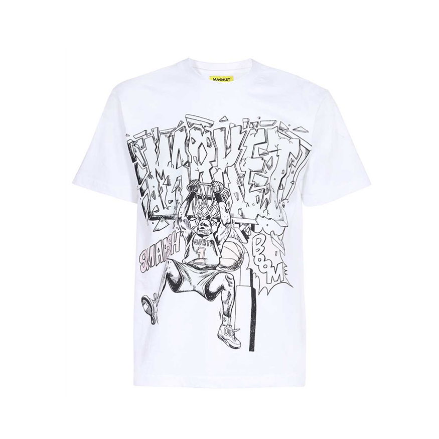 Тениска MARKET Backboard Breaker UV Tee Бяло | 399001073, 0