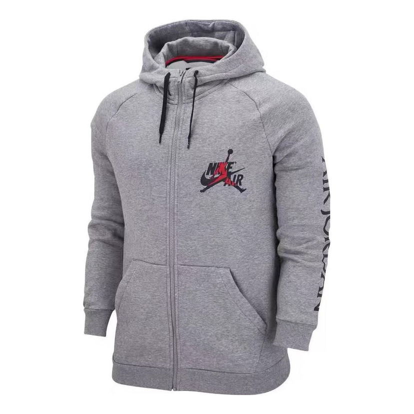 Суитчър Jordan Jordan Graphic Logo Full-Zip Hoodie Сиво | DH9507-091