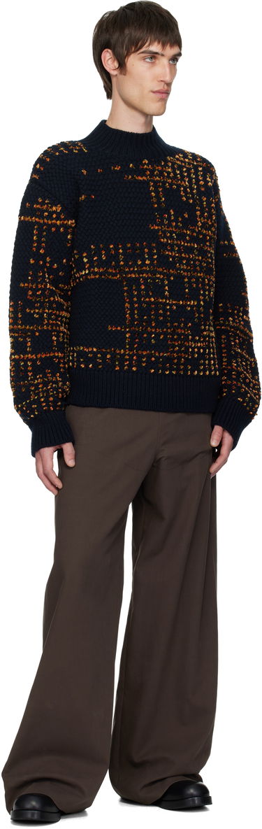 Пуловер Dries Van Noten Dries Van Noten Jacquard Wool Turtleneck Многоцветен | 252-021222-2729, 3