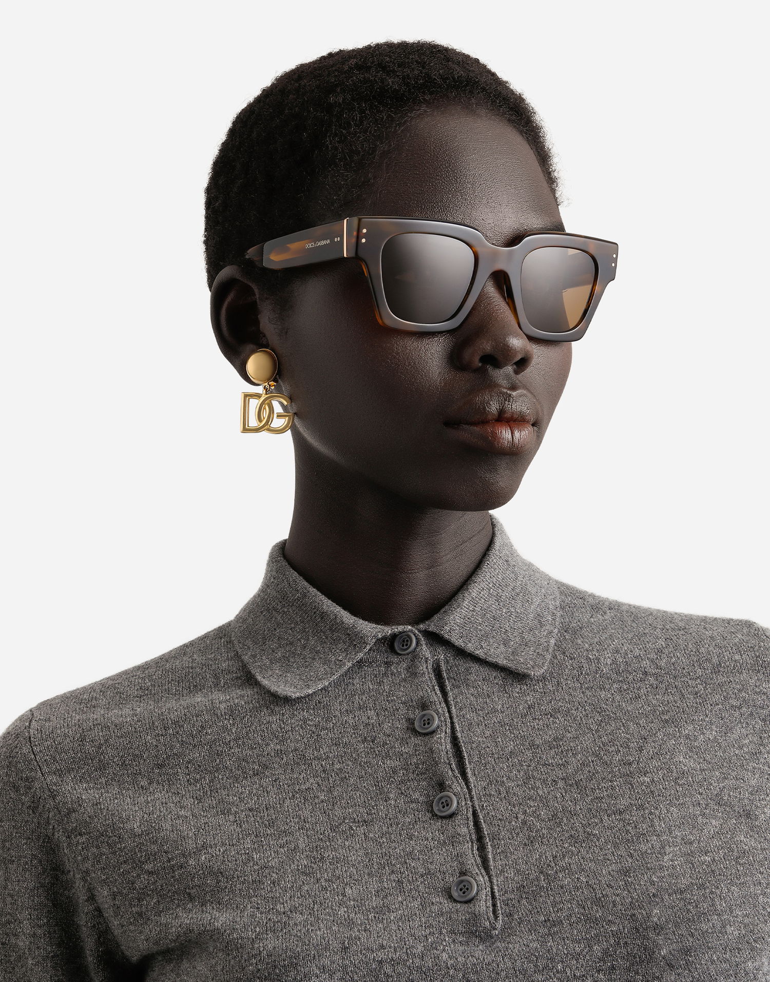 Слънчеви очила Dolce & Gabbana Dolce & Gabbana DNA Sunglasses Кафяво | VG4413VP3739V000, 1