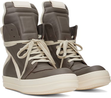 Кецове и обувки Rick Owens Rick Owens Hollywood Geobasket Кафяво | RU01E5894 LCO, 3