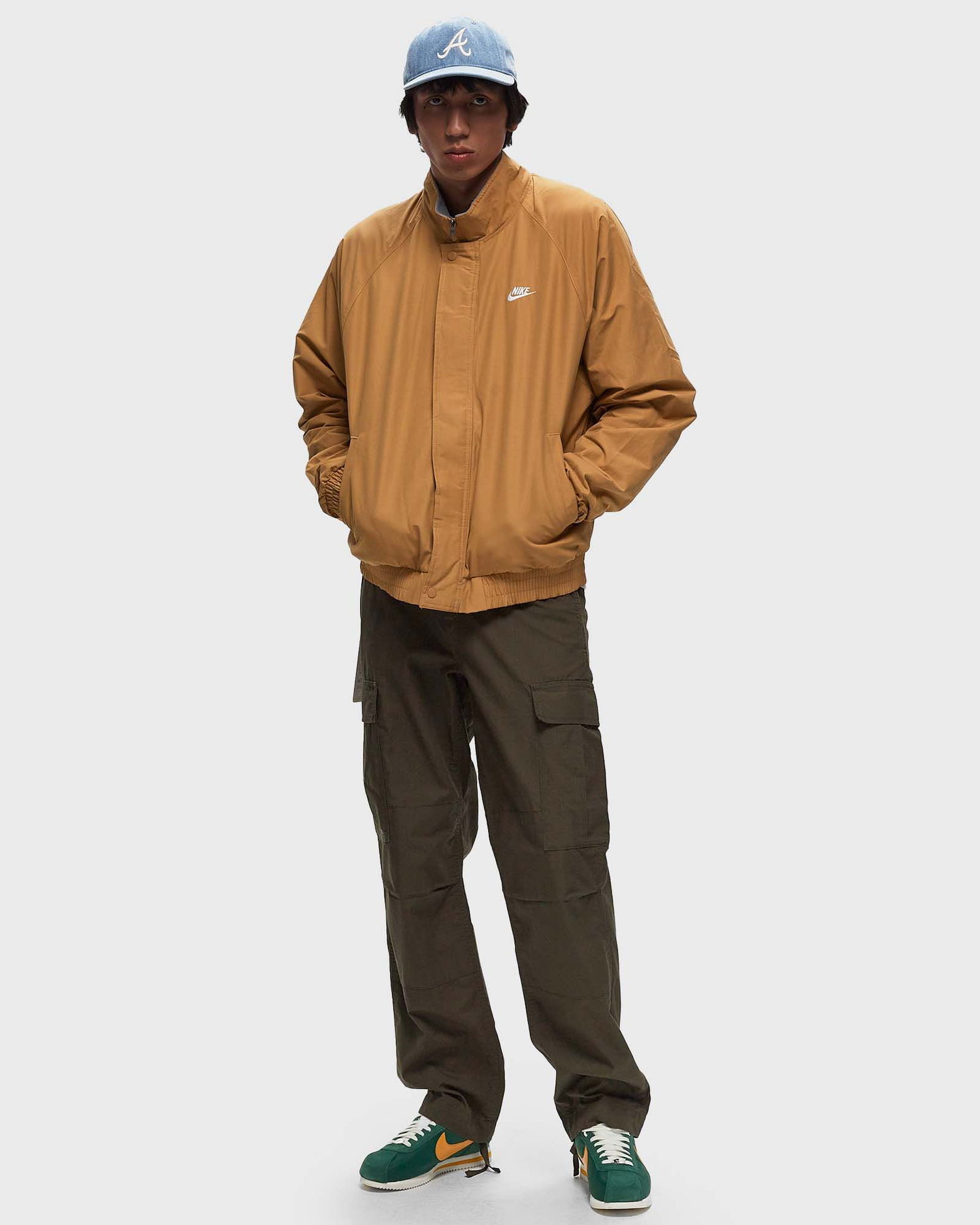 Яке Nike Club Fleece Futura Jacket men Windbreaker Кафяво | FZ0656-224, 1