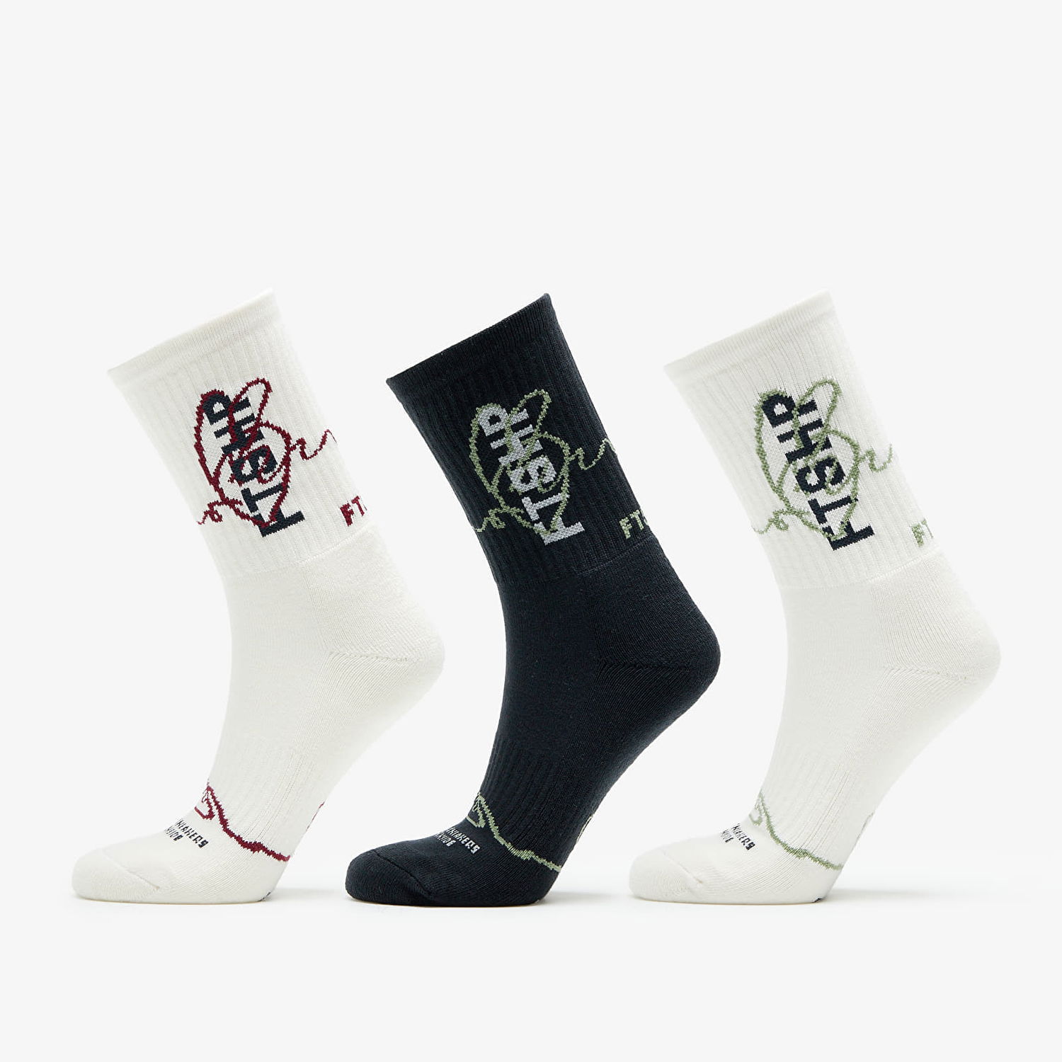 Чорапи Footshop The Everyday Socks 3-Pack Многоцветен | FTSHP_325, 0