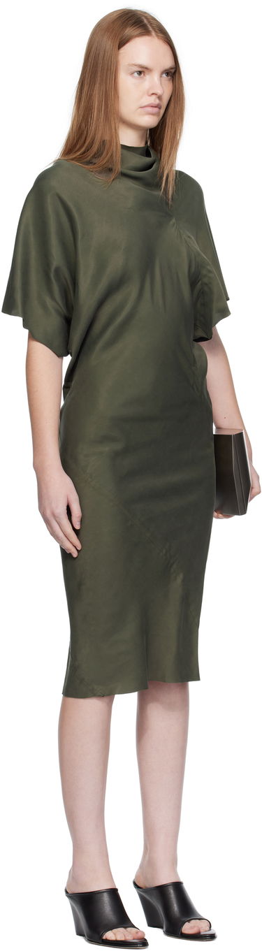 Pокля Rick Owens Rick Owens Seb Midi Dress Зелено | RP02E4543 HSCH, 1