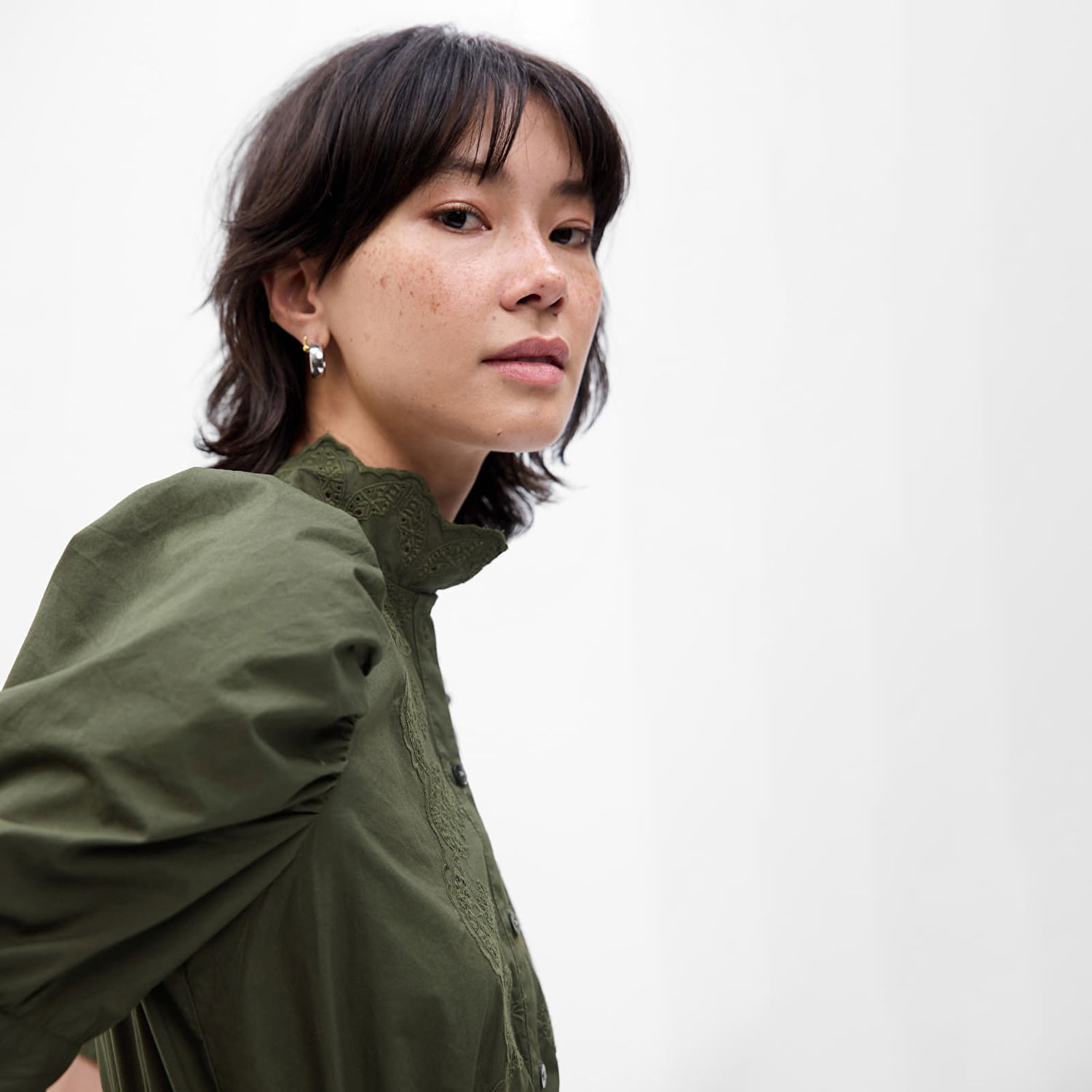 Pокля GAP Mini Shirtdress Deep Depths Green Зелено | 792564-00, 1