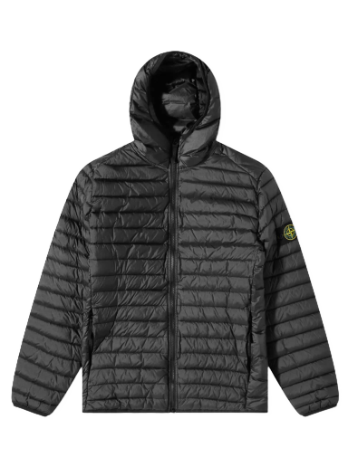 Яке Stone Island Lightweight Hooded Down Jacket Черно | 781540324-V0029