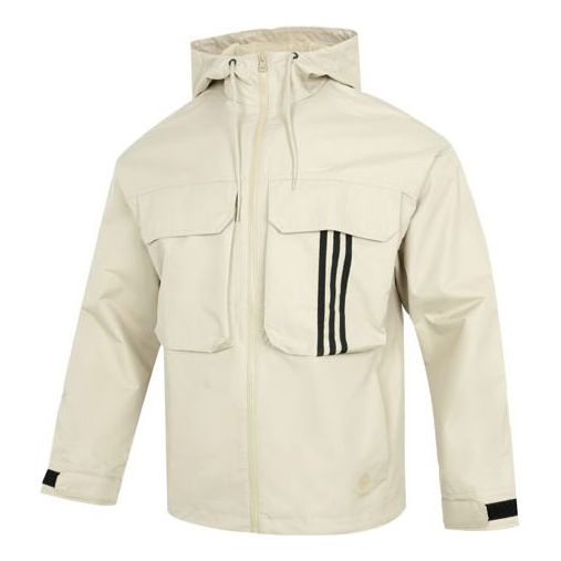 Парка adidas Originals Util Wb3 Stripe Hooded Jacket Бежово | HM3820