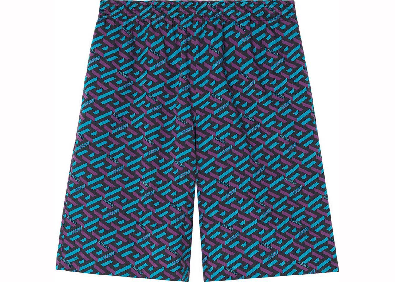 Къси панталони Versace La Greca Shorts Синьо | 1002476 1A04992 5G320, 0