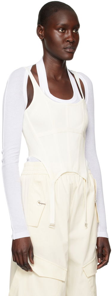 Потник Dion Lee Combat Corset Tank Top Бежово | C3095R23, 4