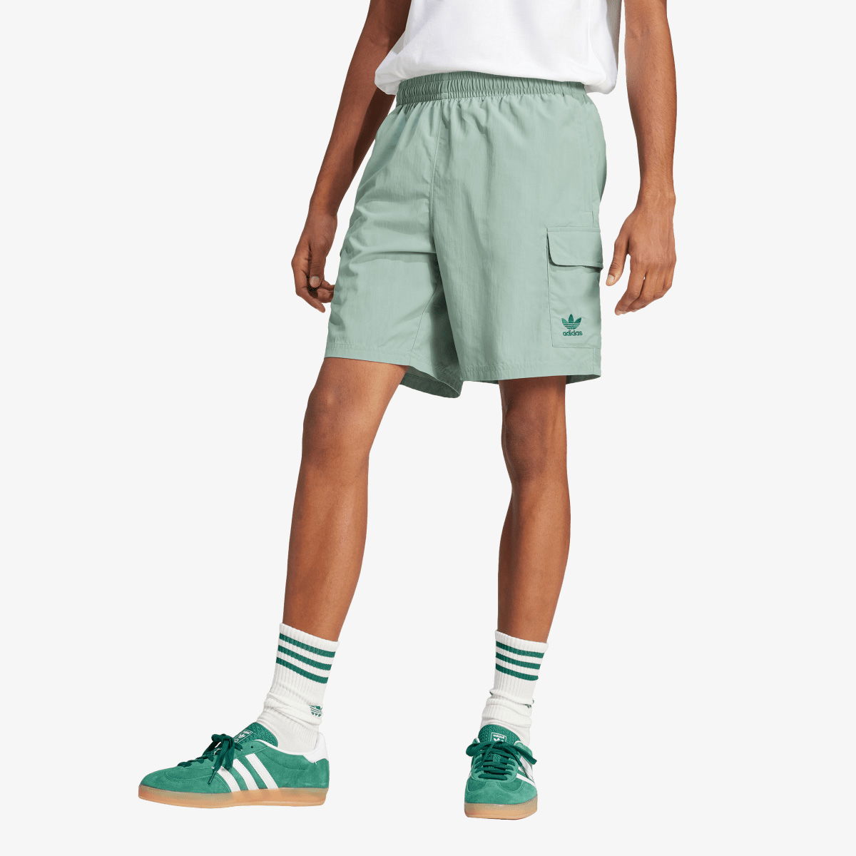 Къси панталони adidas Performance Essentials Woven Cargo Shorts Зелено | JP4786, 1