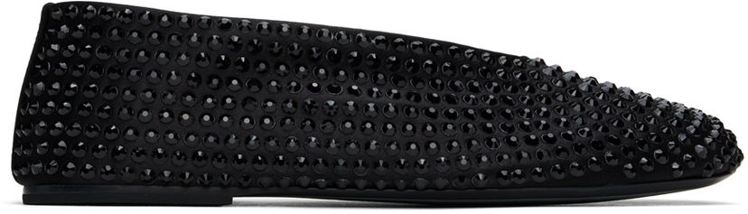 Облекло Khaite KHAITE 'The Marcy' Ballerina Flats Черно | F4038-4113