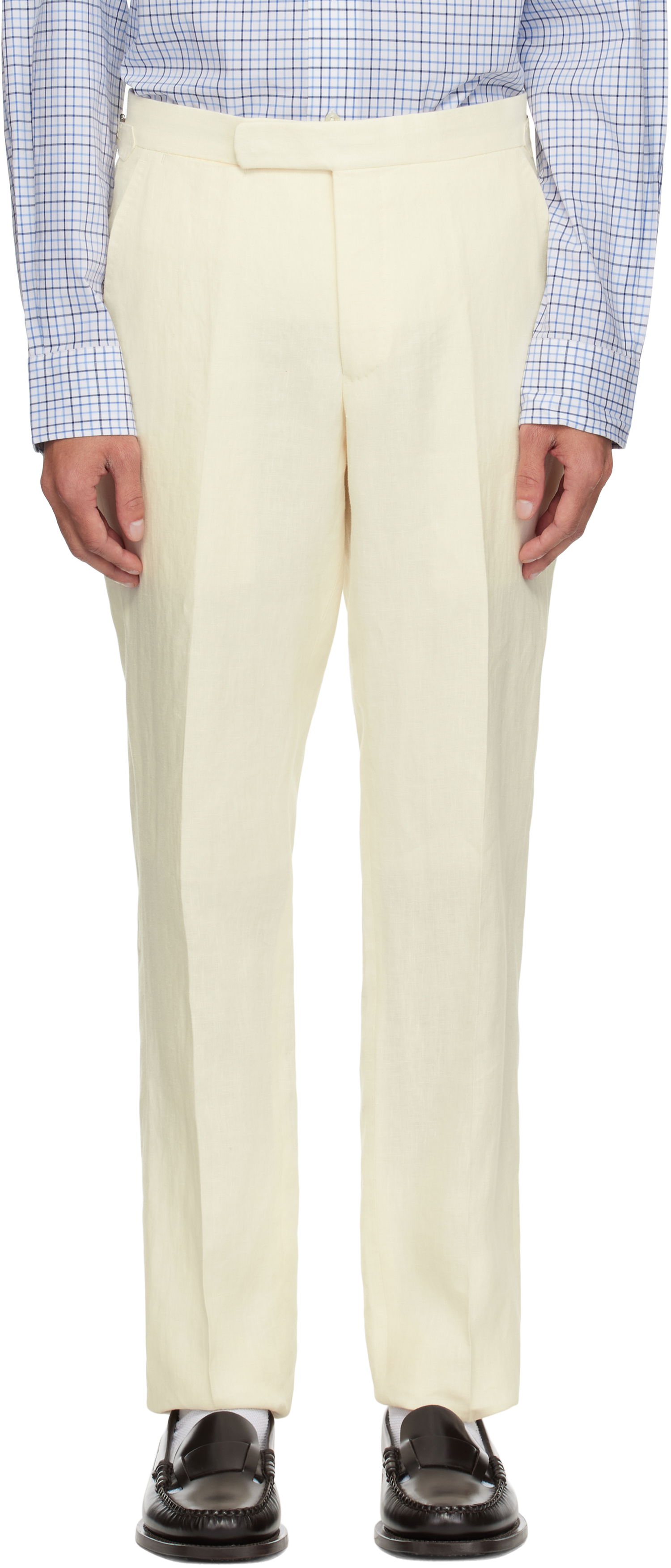 Панталони Polo by Ralph Lauren Polo Ralph Lauren Linen Suit Trousers Бежово | 715793698003, 0
