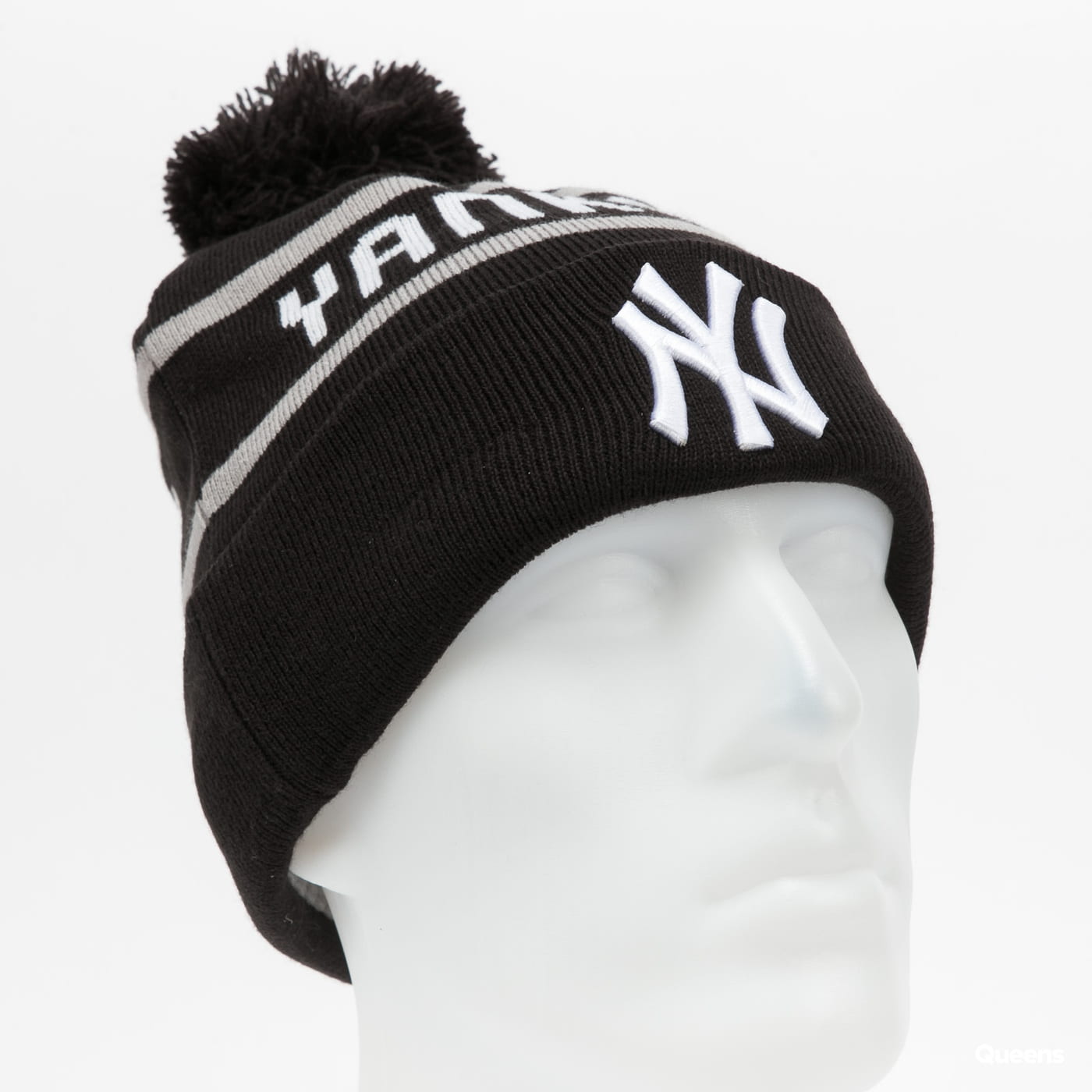 Шапка New Era MLB Jake Cuff Knit New York Yankees Черно | 60141623, 0