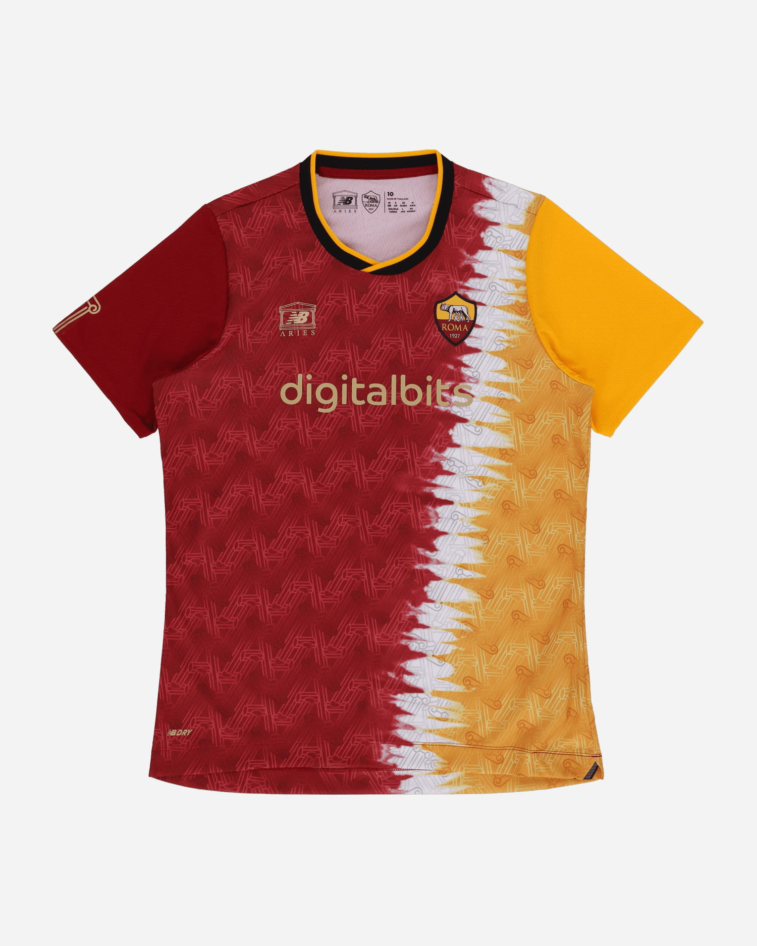 Фланелка New Balance AS Roma x Aries x Jersey W Червено | WT239935HME, 0