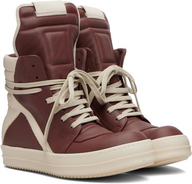 Кецове и обувки Rick Owens Rick Owens Concordians Geobasket Бургунди | RU02E1894 LCO, 3