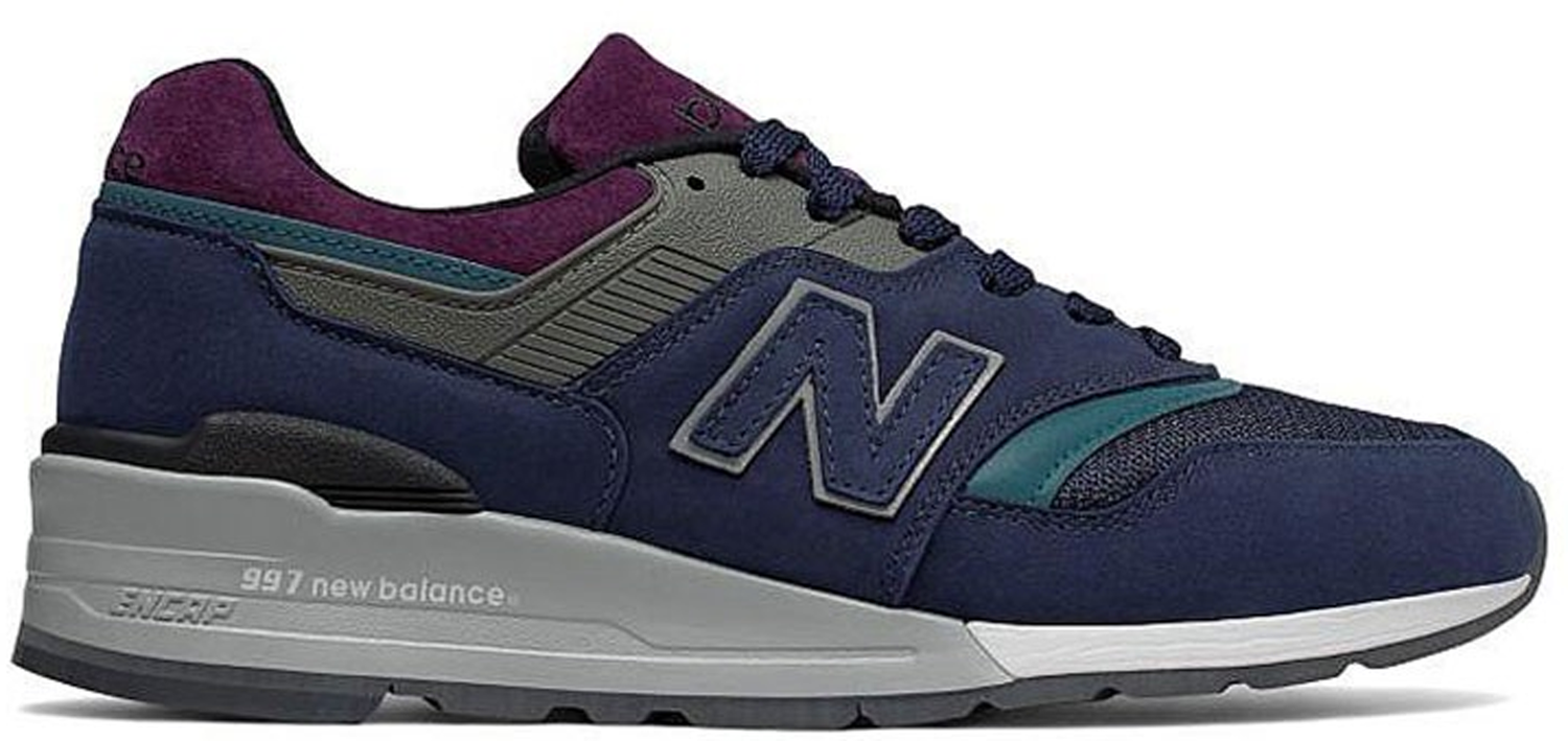 Кецове и обувки New Balance 997 Made in USA Northern Lights "Navy Grey" Тъмно синьо | M997PTB, 0