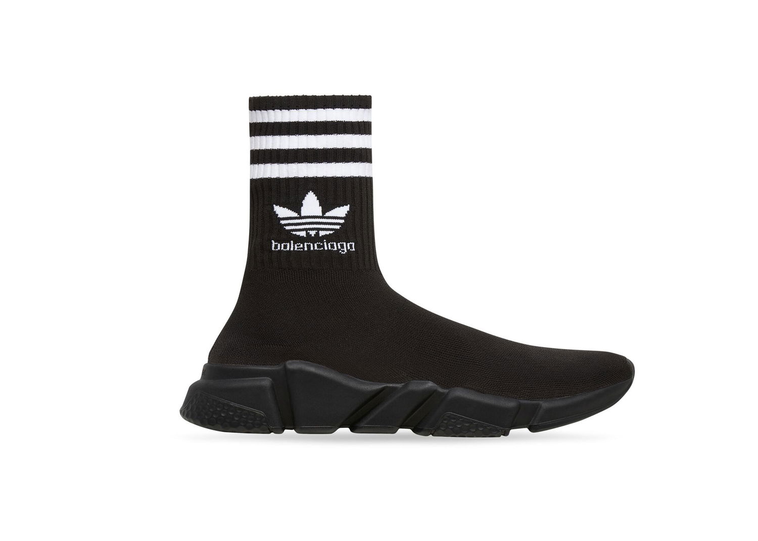 Кецове и обувки Balenciaga adidas x Speed Trainer Black W Черно | 717589WBDV11009, 0