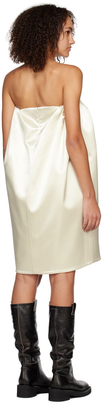 Pокля We11done Volume Mini Dress Бяло | WD-OP3-22-180-W-IV, 2