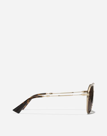 Слънчеви очила Dolce & Gabbana Stefano Gold Aviator Sunglasses Металик | VG2302VM2539V000, 2