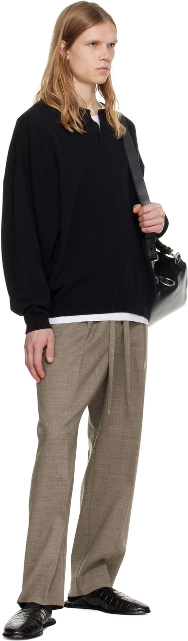 Панталони Fear of God Virgin Wool Drawstring Straight Trousers Кафяво | FG25FW65-650TRW-288, 3