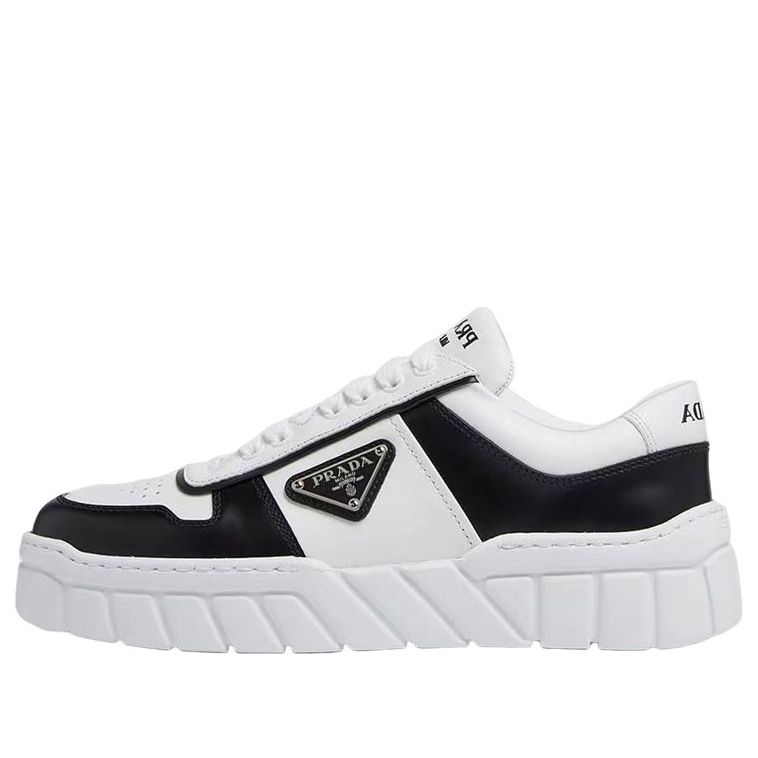 Кецове и обувки Prada Soft Padded Nappa Leather Shoes Бяло | 1E946M_3LJ6_F0964