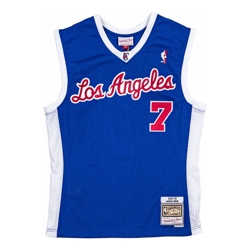 Фланелка Mitchell & Ness Los Angeles Clippers Lamar Odom Swingman Jersey Синьо | SMJYGS20037-LACROYA02LOM, 0