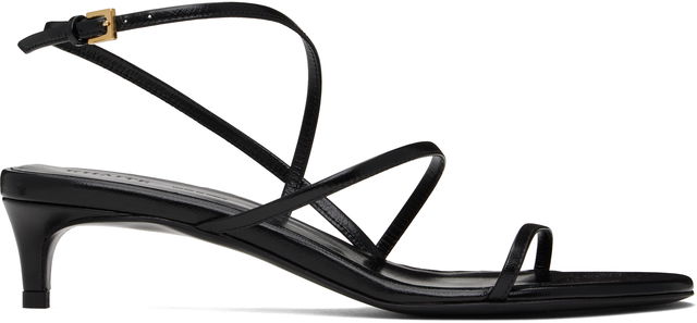 KHAITE Loop Kitten Heel Sandals