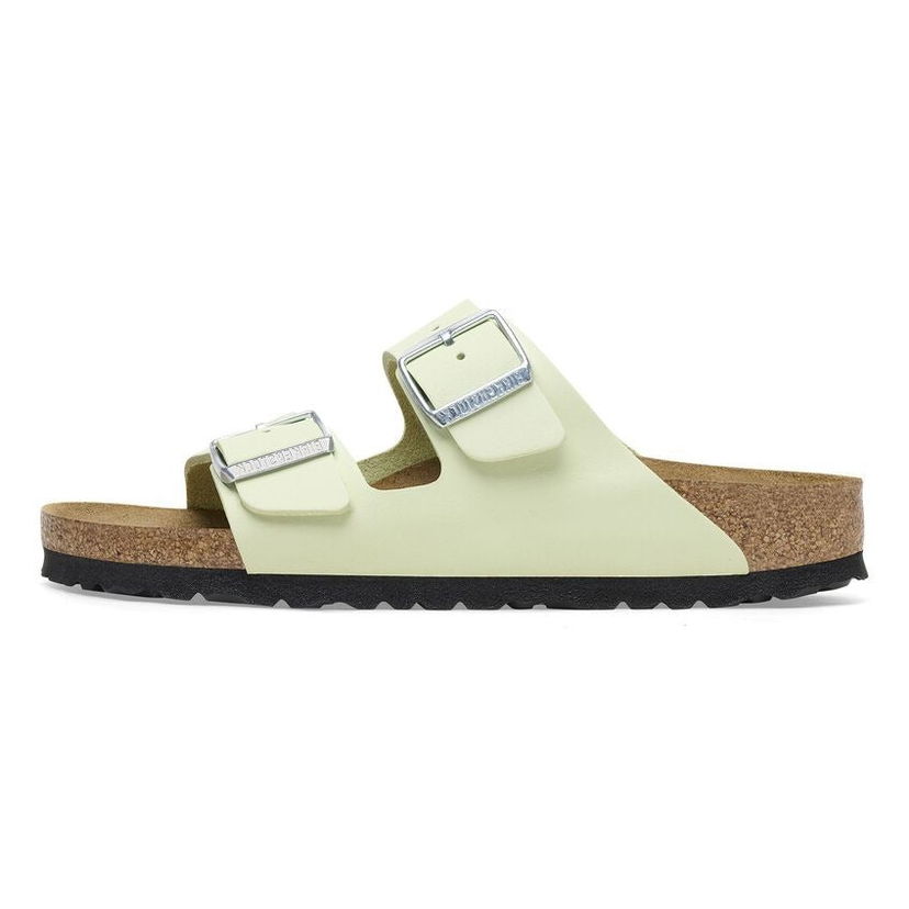 Кецове и обувки Birkenstock Birkenstock Arizona Nubuck Leather Narrow Fit Sandals Зелено | 1026710