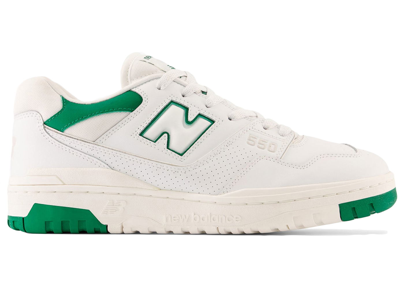 Кецове и обувки New Balance 550 'White Green Cream' Бяло | BB550SWB, 0