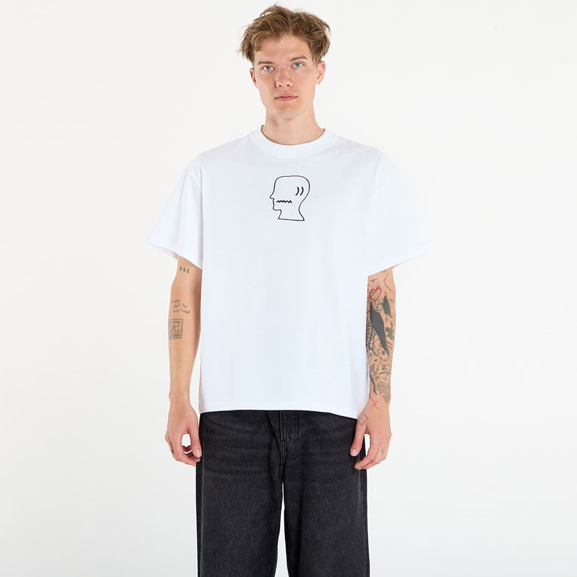 Тениска Brain Dead Logo head T-shirt White Бяло | BDS25T00004820WH01