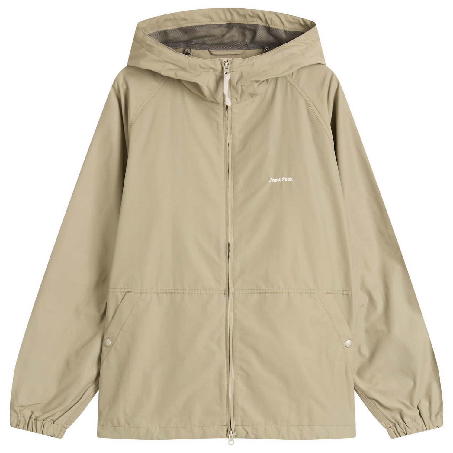 Ветровка Snow Peak Light Mountain Cloth Zip Up Parka Jacket, Size Large Бежово | JK-25SU105-BG, 1