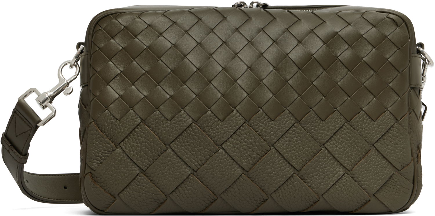 Чанта през рамо Bottega Veneta Bottega Veneta Intrecciato Camera Bag Зелено | 755925V5RL13227, 0