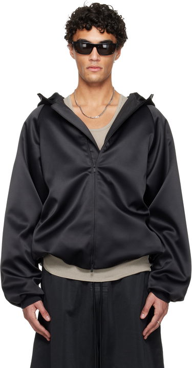 Яке бомбър Fear of God ESSENTIALS Holiday Hooded Bomber Jacket Черно | 202HO258101F, 0