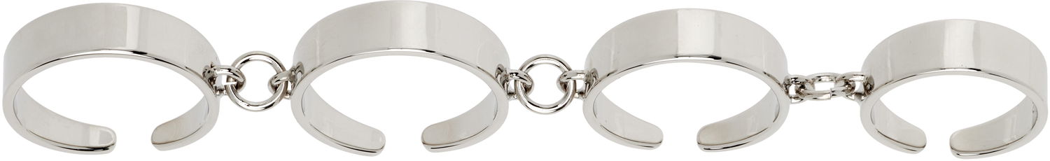 Пръстен Courrèges 4-Finger Articulated Ring Металик | 425BBG041LA0001, 0