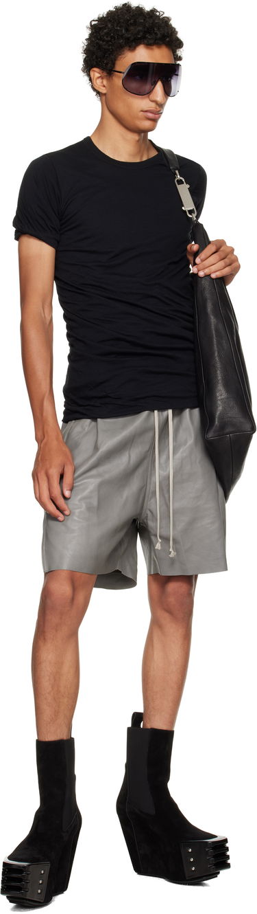 Тениска Rick Owens Rick Owens Concordians Double T-Shirt Черно | RU02E1256 UCDB, 3