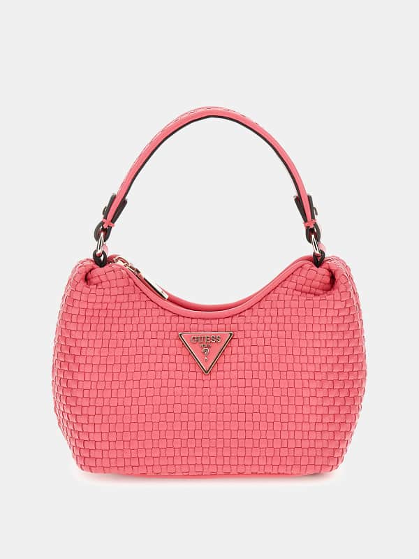 Дамска чанта GUESS Etal Woven Mini Handbag Розово | HWWW9219730, 0