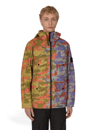 Яке Stone Island Heritage Camo Hooded Light Jacket Многоцветен | 7715Q02E1 V0015
