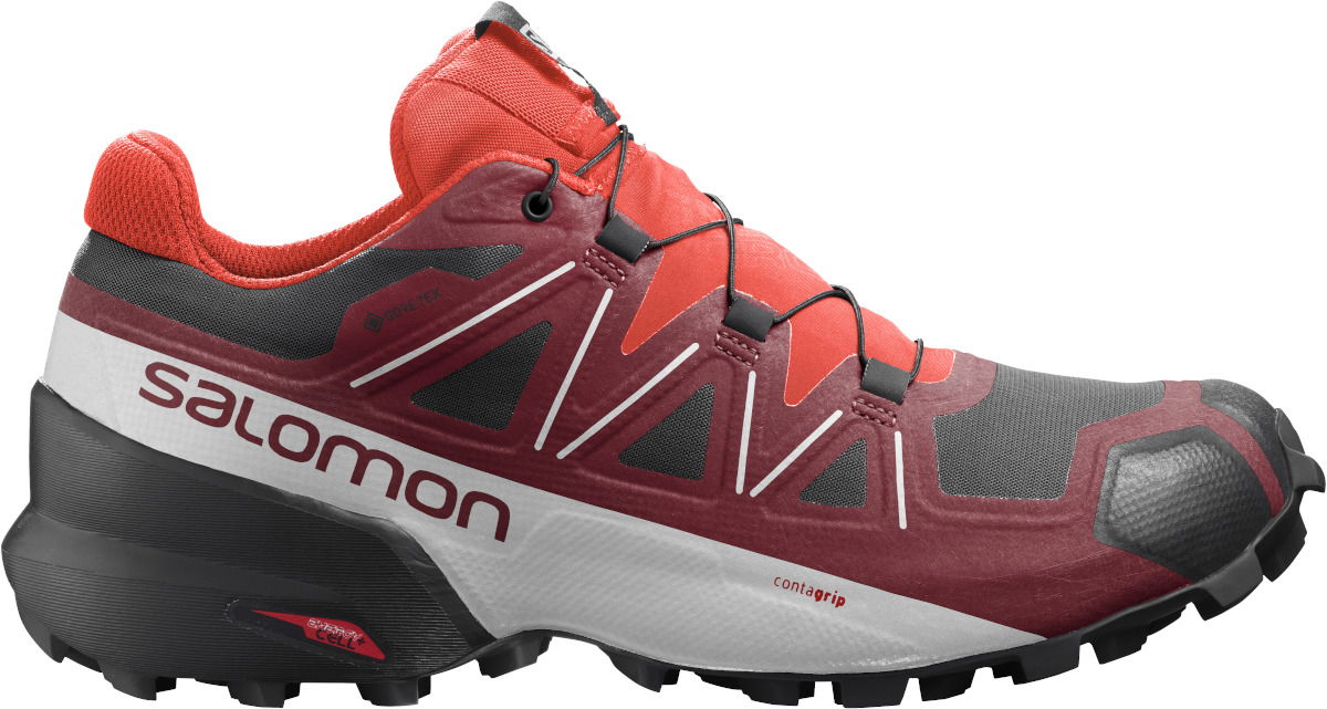 Кецове и обувки Salomon Speedcross 5 GTX Червено | l41612500, 0