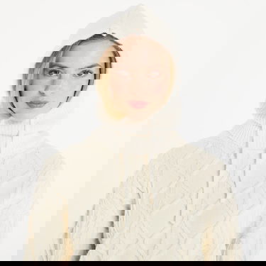 Пуловер GUESS Virginia Cable-Knit Balaclava Sweater Бяло | V5BZ04Z0462-G042, 0