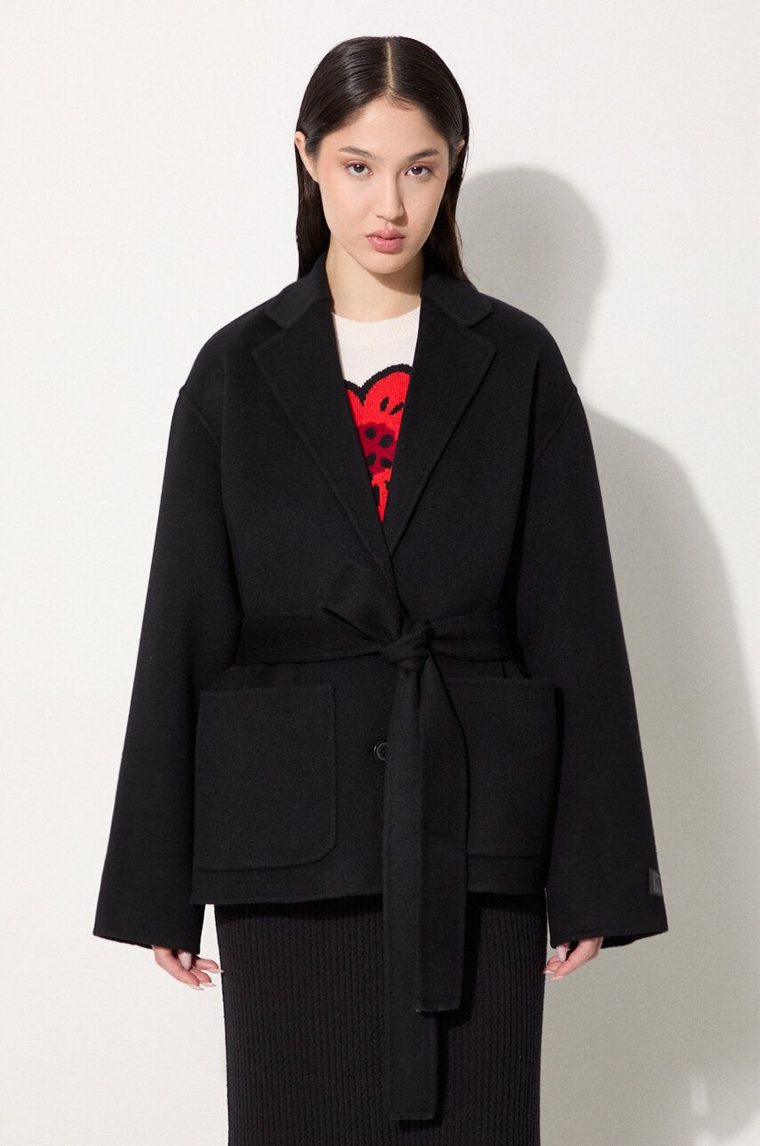 Яке KENZO Double Face Workwear Jacket Черно | FE62VE2559WA.99, 0