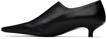 Кецове и обувки TOTEME Leather Kitten Heel Pumps Черно | 251-WAS4692-LE0104, 2