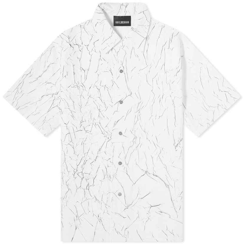 Риза Han Kjøbenhavn Han Kjobenhavn Wrinkle Bowling Shirt Бяло | M-133651-WHT