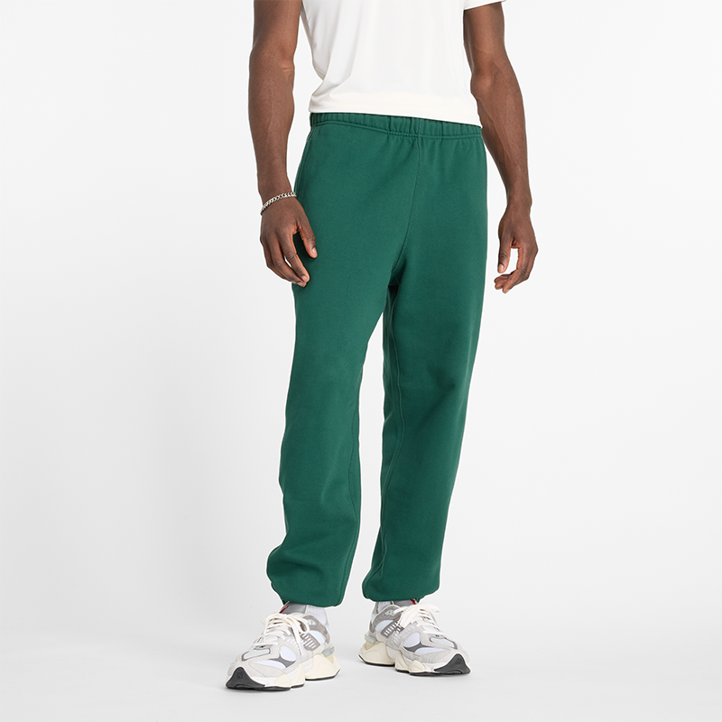 Спортни панталони New Balance NB Sweatpants Зелено | Pánske nohavice New Balance MP41508NWG – zelené