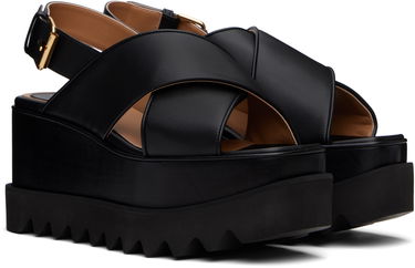 Облекло Stella McCartney Stella McCartney Elyse Platform Heeled Sandals Черно | 810527KP027, 3