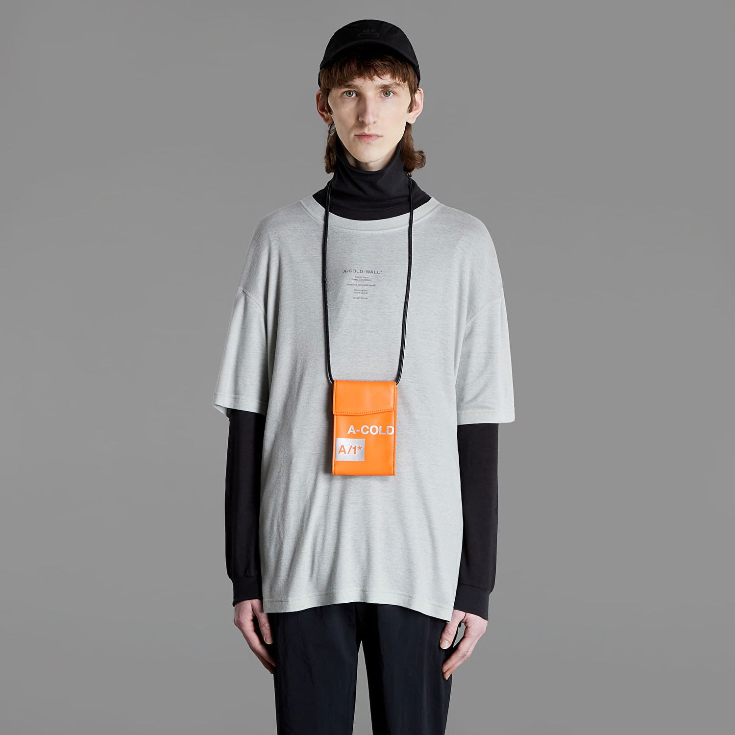 Тениска A-COLD-WALL* Artisan T-Shirt Сиво | ACWMTS075A Light Grey, 1